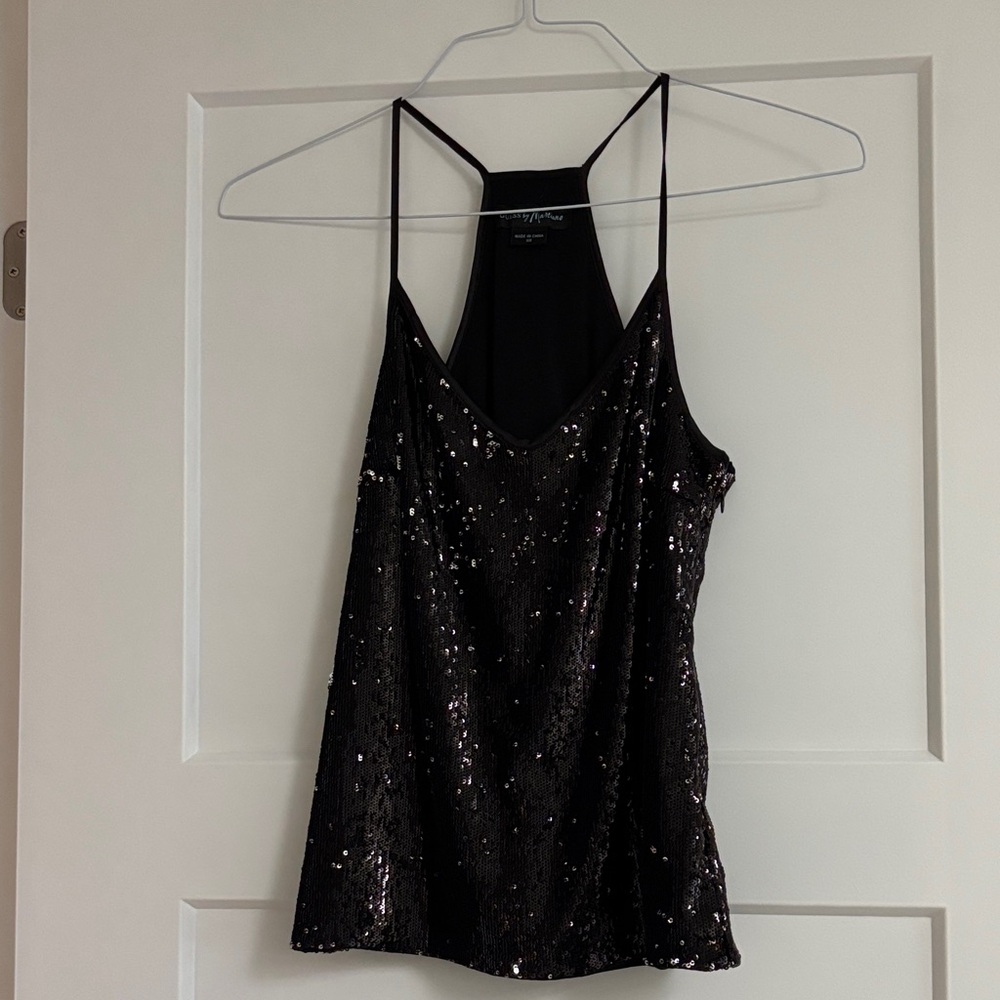 Guess by Marciano Black Sequin Camisole like new